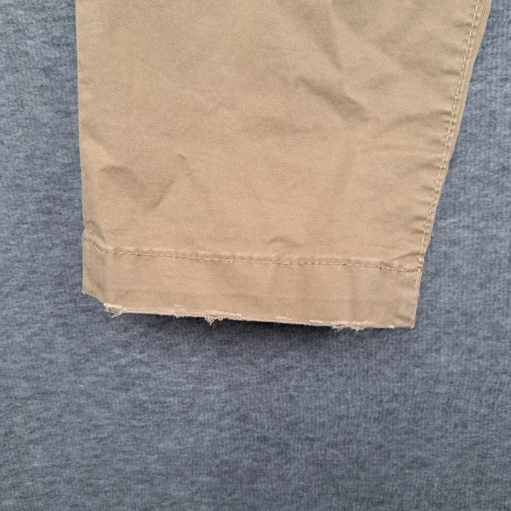 Mens American Eagle 38x31 Slim Lived-In Khakis Pants Flex Beige Brown NWT